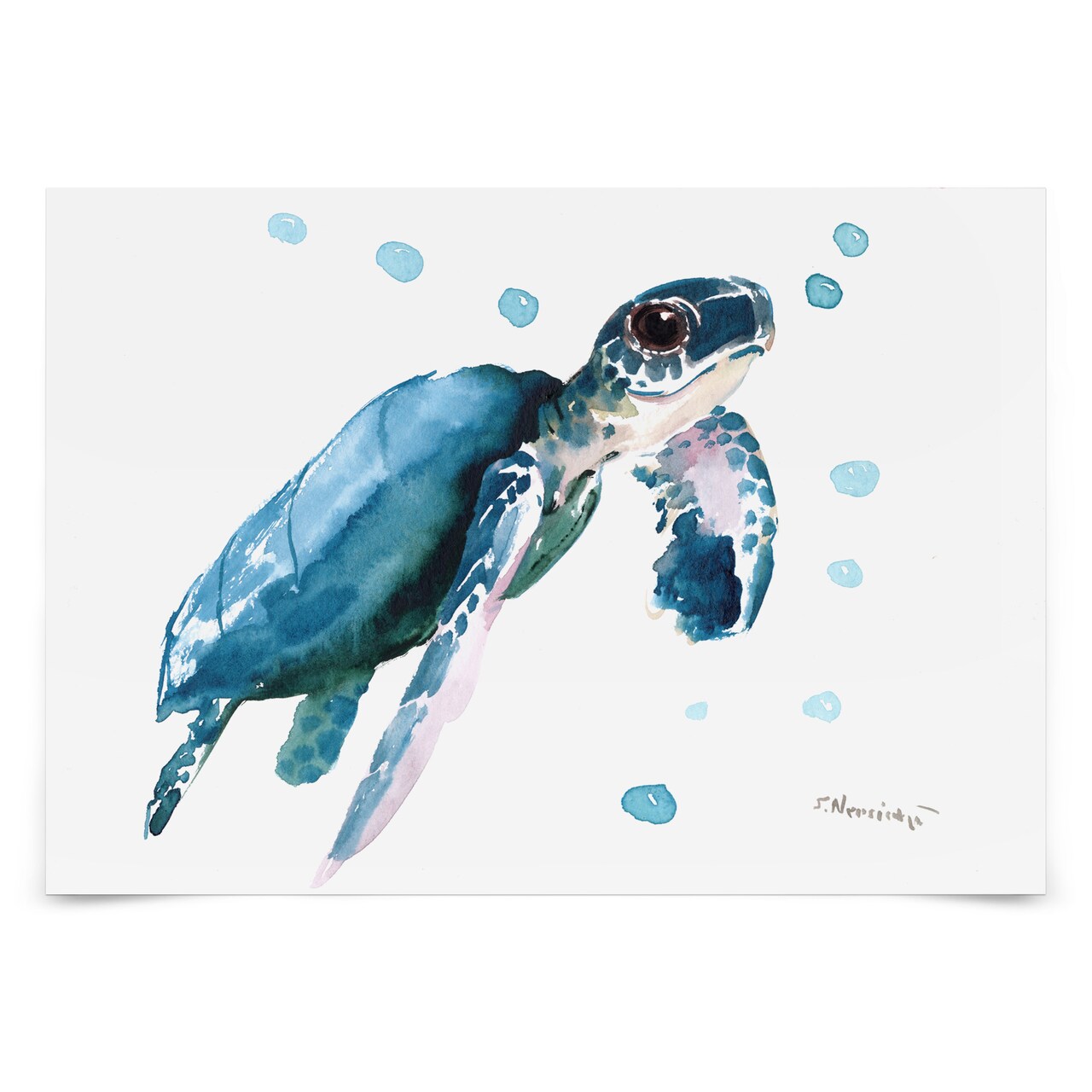 Baby Sea Turtle  by Suren Nersisyan  Poster - Americanflat